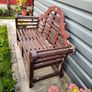 Teak garden bench Image 3