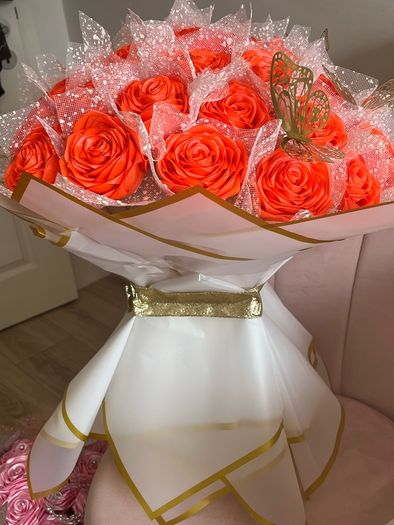 Gorgeous Fluffy Forever Flower Bouquet