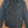 Vera Moda Collarless Biker Jacket faux leather Image 5