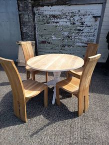 Solid Mahogany Table and 4 chairs