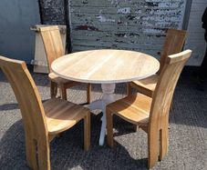 Solid Mahogany Table and 4 chairs