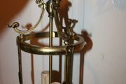 Antique Louis XVI Style Gilt Brass Lantern H-18"