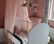 Cot with drawer