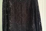 black lace top