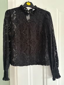 black lace top