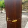 Solid Hardwood Front Door  with Lock & 2 keys Image 2