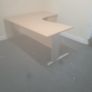 2 metre managers corner of desk with desk Image 3