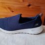 skechers gen 5 slip ons Size 4 eu 37 blue canvas in good condition Image 6