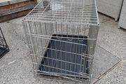 Small dog crate and black out cover