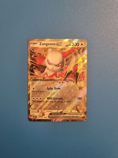 Zangoose Ex (167/217) Pokemon Card from Ascended Heroes