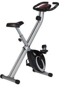 F-Bike, bicycle trainer, home trainer, foldable fitness bike, integrated training computer, hand pulse sensors, foldable, 8 resistance levels (FREE POSTAGE)