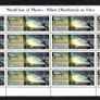 2005 Ireland World Year of Physics Commemorative Stamp Sheetlet Plate 1A1A1A1A Mint Never Hinged (MNH). 48c Rowan Hamilton, 60c UNESCO & 65c Albert Einstein. Image 3