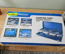 Campingaz Chef Folding Double Burner Stove and Grill