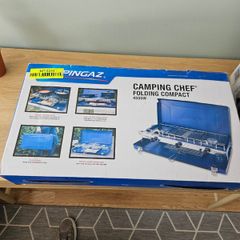 Campingaz Chef Folding Double Burner Stove and Grill