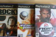 Rocky Fight Night 2004 Virtual Tennis Playstation 2 games
