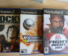 Rocky Fight Night 2004 Virtual Tennis Playstation 2 games
