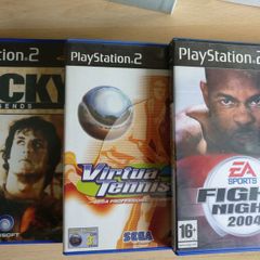 Rocky Fight Night 2004 Virtual Tennis Playstation 2 games