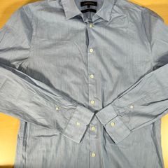 Jaeger Mens Medium Blue Shirt - Size 15.5 Medium - Slim Fit