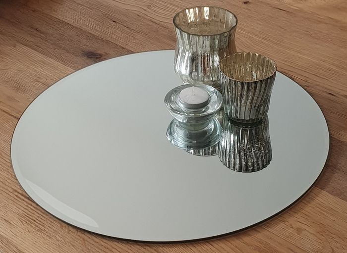 6 large mirrors 40cm wedding decor