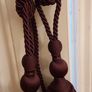 Tiebacks  wine colour Image 2