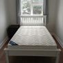 Bed frame and mattress - Monaco White Image 2