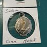 Silver   Communion  Medal  &eire Shilling Image 2