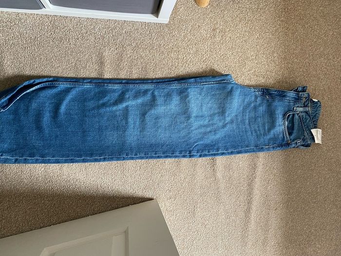 H&M ladies blue wide leg high waist jeans - Size UK 10 - NEW