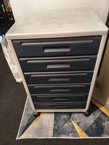 Plastic Storage Cabinet with 6 drawers