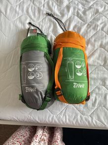 2 Crivit Lightweight Sleeping Bags