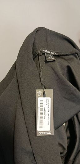 Black mini dress