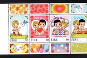 1998 Ireland IRP2.56 Greetings Commemorative Stamps Booklet Pane Mint Never Hinged Mint Never Hinged (MNH). Hibernian HP105