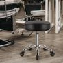 Heavy Duty Black Adjustable Swivel Stool Image 4