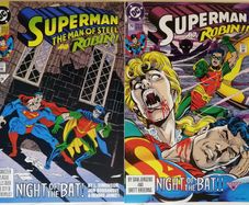 Superman Man Of Steel #14 + Superman & Robin #70 - Night Of The Bat (1992)