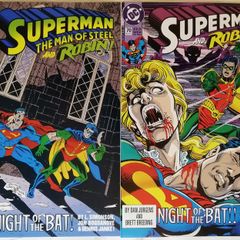 Superman Man Of Steel #14 + Superman & Robin #70 - Night Of The Bat (1992)