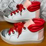Skechers Street Hi-Lites Block Poppers Ladies Leather Hi Top Trainers UK5 EUR38 Image 4