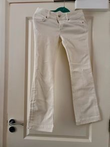 D&G Dolce & Gabbana white jeans