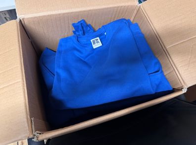 9 x Russell RU262M - sweatshirt blanks - bright royal blue