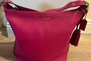 COACH Saddle Leather Satchel Bag
