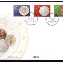 2002 Ireland Euro Currency Commemorative Stamps An Post First Day Cover (FDC)