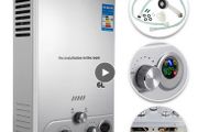 6L Portable LPG Propane Gas Hot Water Heater Tankless Instant Boiler AVAILABLE FOR COLLECTION