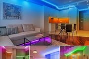 10M LED Light, RGB Strip Light with 44-Key Remote Control, Colour Adjustable,
