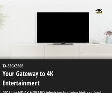 Panasonic  55" 4k TV