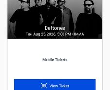 Deftones Ticket Dublin