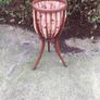 26" Edwardian Mahogany Sewing Basket Image 2