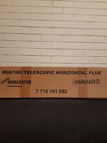 Gas Boiler - Worcester Bosch 60/100 Telescopic Horizontal Flue Condensfit