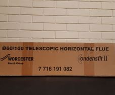 Gas Boiler - Worcester Bosch 60/100 Telescopic Horizontal Flue Condensfit