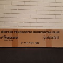 Gas Boiler - Worcester Bosch 60/100 Telescopic Horizontal Flue Condensfit