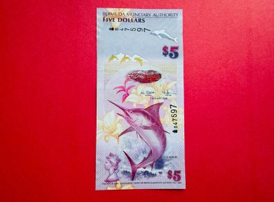 Bermuda. 5 DOLLARS. 2009. Pick  58a  Uncirculated