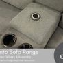 New Grey Sorrento 3+2 Charging Sofas Image 4