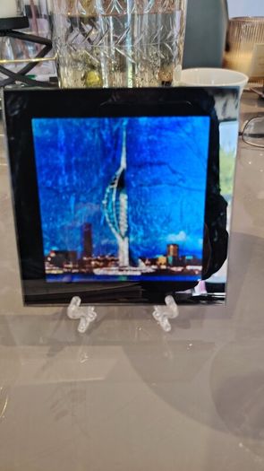 Glass coaster